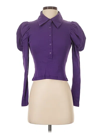 Pre-owned Area Stars 3/4 Sleeve Blouse In Purple