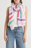 Area Stars Abstract Print Scarf In Multi