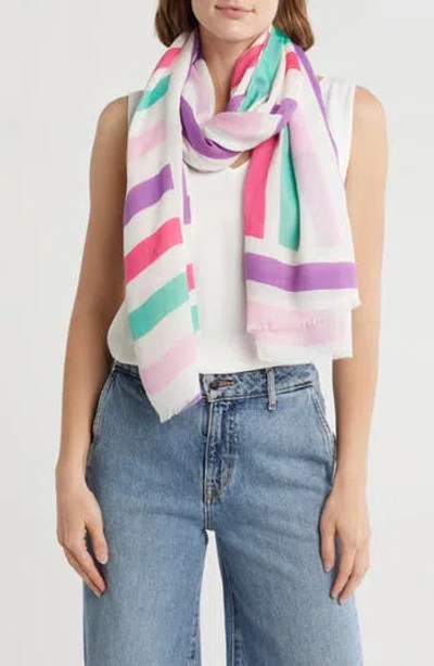 Area Stars Abstract Print Scarf In Multi