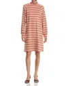 Area Stars Alice Long Sleeve Shift Dress In Pink