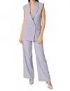 Area Stars Angi Double-breasted Jacket In Gray In Gray