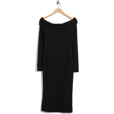 Area Stars Bailey Off The Shoulder Dress In Black
