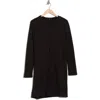 Area Stars Barr Long Sleeve Sweater Dress In Black