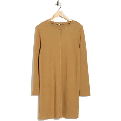 Area Stars Barr Long Sleeve Sweater Dress In Brown