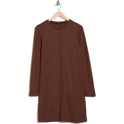 Area Stars Barr Long Sleeve Sweater Dress In Brown