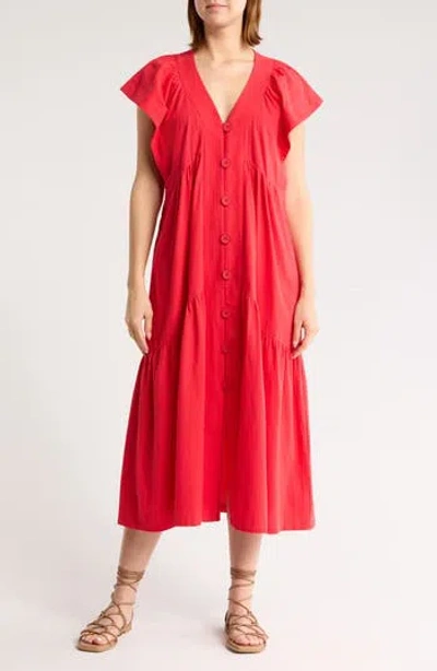 AREA STARS AREA STARS BEA BUTTON FRONT DRESS