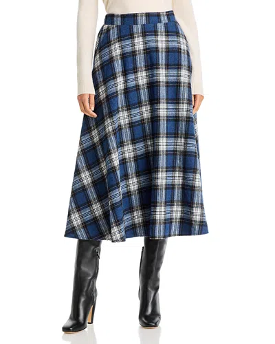 Area Stars Blake Printed Midi Skirt In Blue