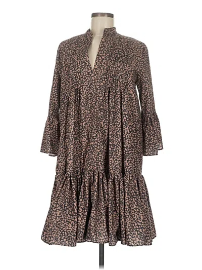 Pre-owned Area Stars Casual Dress In Brown