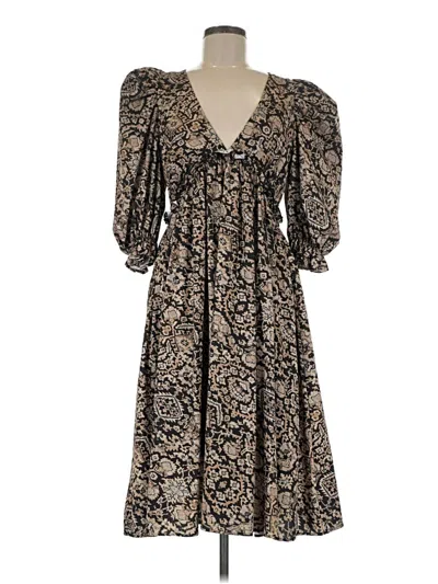 Pre-owned Area Stars Casual Dress In Brown