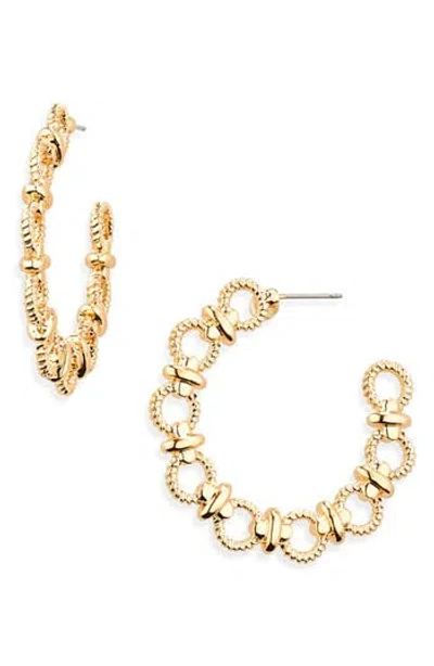 Area Stars Circlez Chain Hoop Earrings