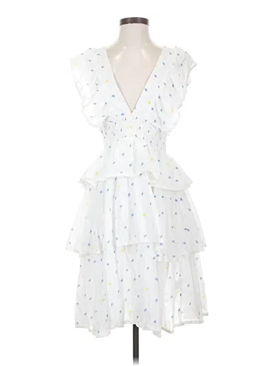 Pre-owned Area Stars Cocktail Dress In White