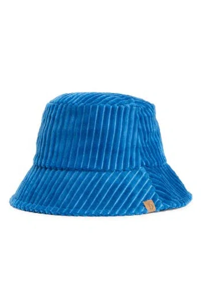 Area Stars Corduroy Bucket Hat In Blue