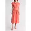 Area Stars Cuff Button Front Dress