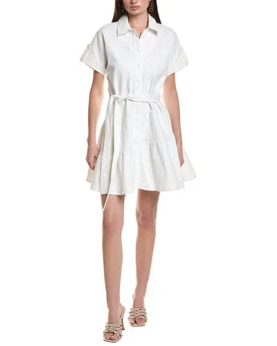 Area Stars Denim Mini Dress In White