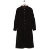 Area Stars Dion Long Sleeve Shirtdress In Black