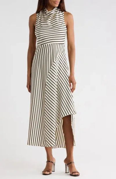 Area Stars Divya Stripe Sleeveless Midi Dress In Multi