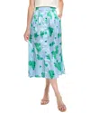 Area Stars Floral Carwash Midi Skirt