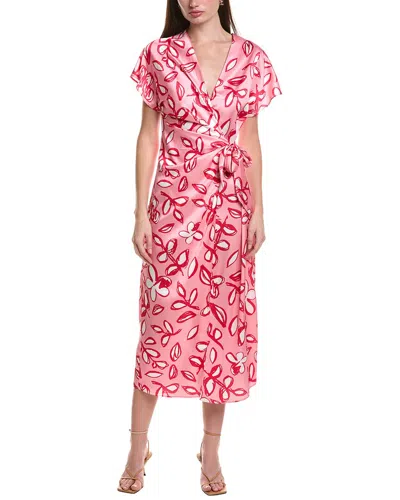 Area Stars Floral Side-tie Dress In Multi