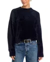 Area Stars Freda Faux Fur Sweater In Black