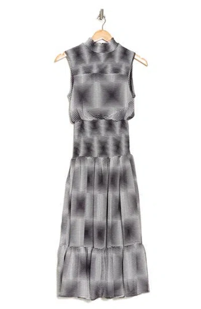 Area Stars Geo Print Sleeveless A-line Dress