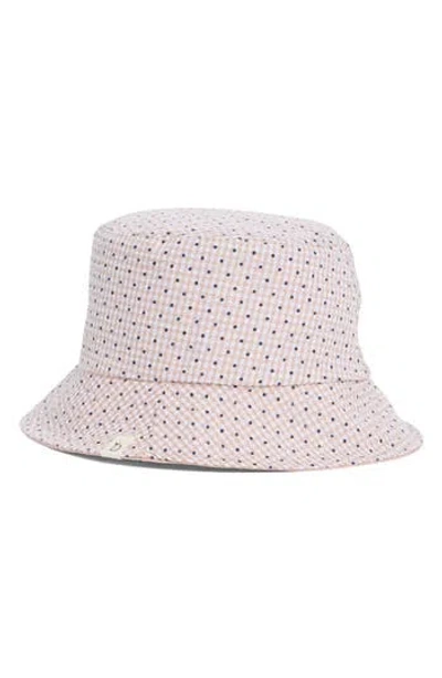 Area Stars Gingham Polka Dot Bucket Hat In Neutral