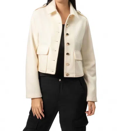 Area Stars Isla Jacket In White In Multi