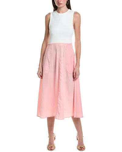 Area Stars Kia Knit Top Dress In Pink