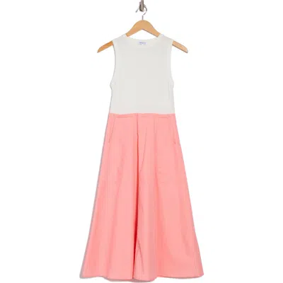 Area Stars Kia Sleeveless Mixed Media Dress