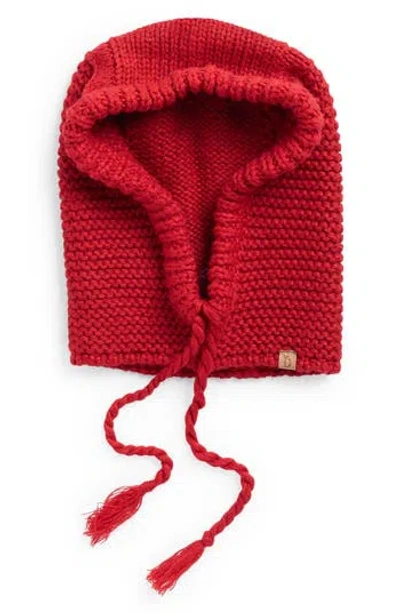 Area Stars Knit Snood With String In Red