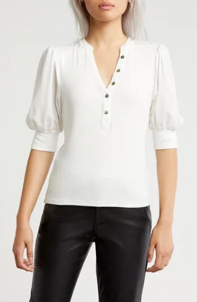 Area Stars Labo Knit Top In Cream