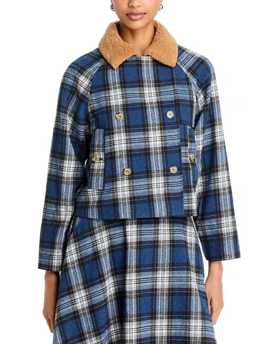 Area Stars Landon Printed Double Breasted Jacket In Multi