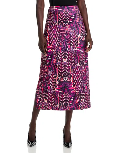 Area Stars Lee Jersey Midi Skirt In Multi