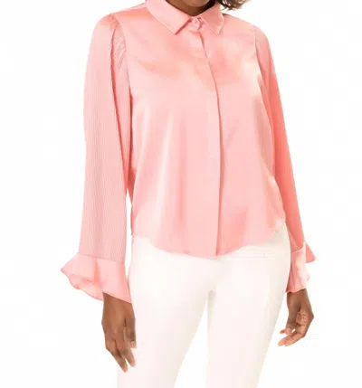 Area Stars Lilah Long Sleeve Blouse In Pink