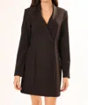 Area Stars Linda Blazer Dress In Black In Black