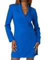 Area Stars Linda Blazer Dress In Blue In Blue