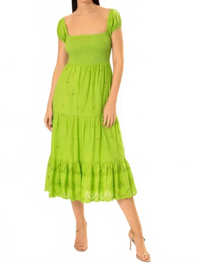 Area Stars Martina Midi Dress In Green