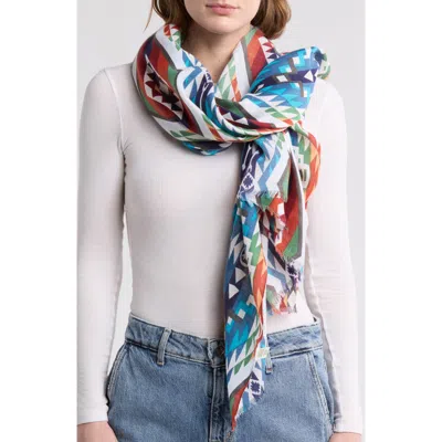 Area Stars Mod Geo Scarf In Navy