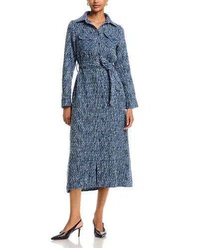 Area Stars Oakley Tweed Shirtdress In Multi