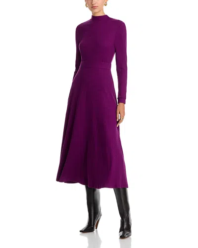 Area Stars Oaklyn Ribbed Dress In Purple