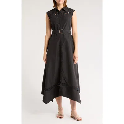 Area Stars Open Work Celia Dress In Black