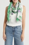 Area Stars Palm Leaf Scarf In Multi