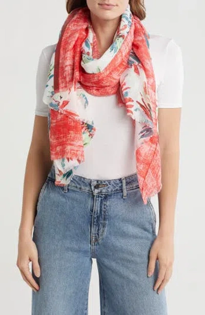 Area Stars Palm Leaf Scarf In Multi