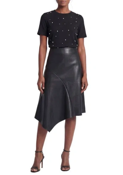 Area Stars Pearl Knit Top In Black