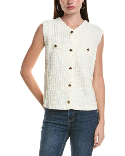 Area Stars Pru Sless Knit Top In White