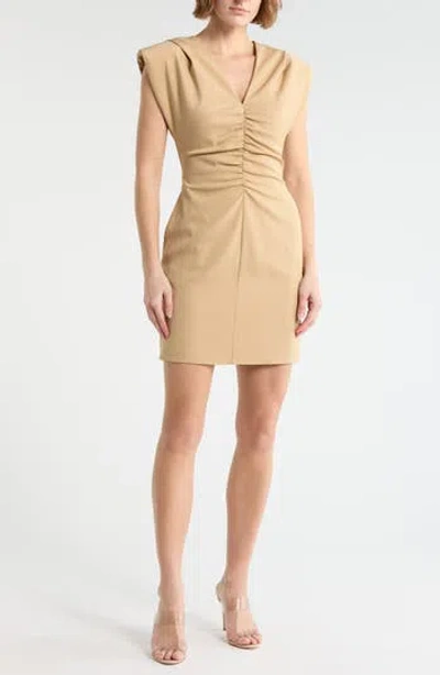 Area Stars Quora Short Dress In Neutral