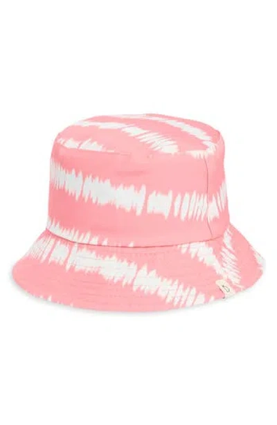 Area Stars Reversible Tie Dye Bucket Hat In Pink