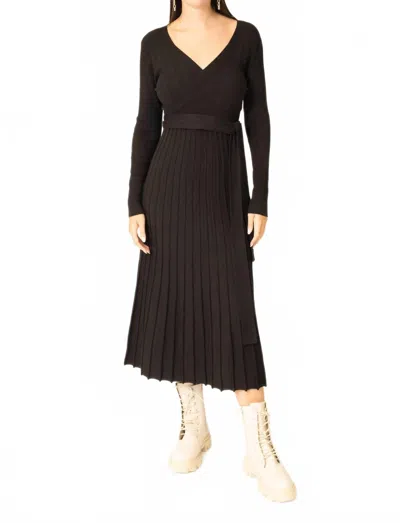 Area Stars Riley Midi Dress In Black