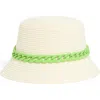 Area Stars Rolo Chain Band Bucket Hat In White