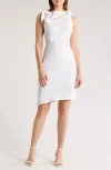 Area Stars Rose Satin Slipdress In White