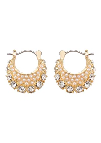 Area Stars Samira Rhinestone Earrings In Gray